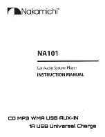 Nakamichi NA101 Instruction Manual preview