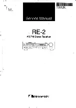 Nakamichi RE-2 Service Manual preview