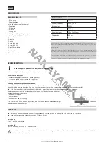 Preview for 6 page of Nakayama ES3010 Manual