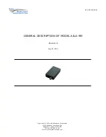 NAL RESEARCH CORPORATION A3LA-RM General Description Manual preview
