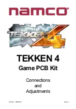 Preview for 2 page of NAMCO TEKKEN 4 Connection And Adjustments
