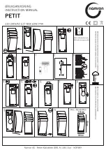 Namron PETIT Instruction Manual preview