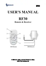 Namsung RF30 User Manual preview