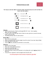 Preview for 10 page of N&W Global Vending Colibri Quick Reference Manual