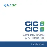 Предварительный просмотр 1 страницы NANO CIC 2 User Manual