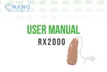 Preview for 1 page of NANO RX2000 User Manual