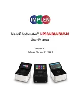 NanoPhotometer N50 User Manual preview