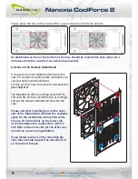 Предварительный просмотр 12 страницы Nanoxia CoolForce 2 Instruction Manual