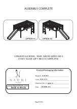 Предварительный просмотр 17 страницы Naomi Home Cindy Assembly Instructions Manual