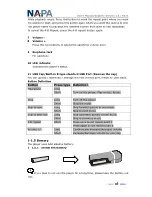 Предварительный просмотр 6 страницы Napa PA22 User Manual