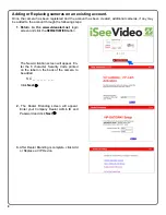 Preview for 8 page of NAPCO iSeeVideo ISVWLCAM Installation Manual