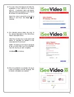 Preview for 9 page of NAPCO iSeeVideo ISVWLCAM Installation Manual