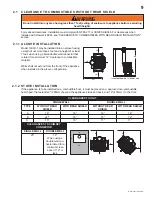 Preview for 9 page of Napoleon 1600C-1 Installation And Operating Instructions Manual