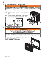 Preview for 16 page of Napoleon 1600C-1 Installation And Operating Instructions Manual