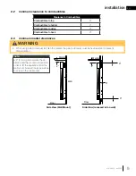 Preview for 9 page of Napoleon Allure Vertical Series Installation And Operation Manual