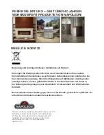 Preview for 90 page of Napoleon Allure Vertical Series Installation And Operation Manual