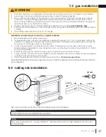 Preview for 37 page of Napoleon Ascent Linear Series Installation Manual