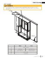 Preview for 41 page of Napoleon Ascent Linear Series Installation Manual