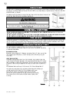 Preview for 12 page of Napoleon Auburn NPS40 Installation And Operating Instructions Manual