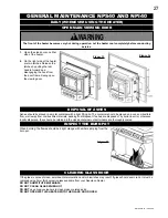 Preview for 27 page of Napoleon Auburn NPS40 Installation And Operating Instructions Manual