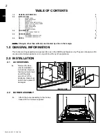 Preview for 2 page of Napoleon B52NTL Installation And Operating Instructions Manual