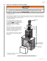 Предварительный просмотр 27 страницы Napoleon BGD36CFNTR Installation And Operating Instructions Manual