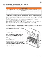 Предварительный просмотр 45 страницы Napoleon BGD36CFNTR Installation And Operating Instructions Manual