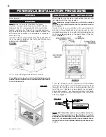 Предварительный просмотр 8 страницы Napoleon BGNV40-N Installation And Operation Instructions Manual