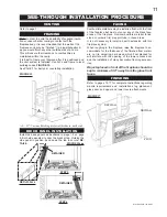 Предварительный просмотр 11 страницы Napoleon BGNV40-N Installation And Operation Instructions Manual