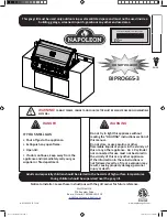 Napoleon BIPRO665-3 User Manual предпросмотр