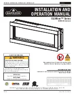 Napoleon CLEARion Series Installation And Operation Manual preview