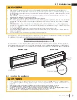 Предварительный просмотр 9 страницы Napoleon CLEARion Series Installation And Operation Manual