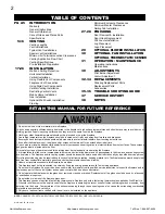 Preview for 2 page of Napoleon GD36NTR Installation And Operation Instructions Manual