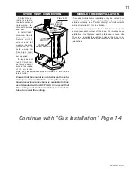 Preview for 11 page of Napoleon GDS 50-N Installation And Operation Instructions Manual