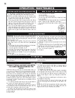 Preview for 18 page of Napoleon GDS 50-N Installation And Operation Instructions Manual