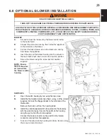 Предварительный просмотр 29 страницы Napoleon GDS25N Installation And Operating Instructions Manual