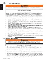 Предварительный просмотр 34 страницы Napoleon GDS25N Installation And Operating Instructions Manual