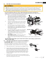 Preview for 27 page of Napoleon GDS26P-1 Installation And Operation Manual