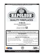Preview for 1 page of Napoleon GPFN Installation And Operation Instructions Manual