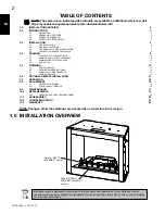 Preview for 2 page of Napoleon GSS42CFN Installation And Operating Instructions Manual