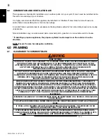 Preview for 8 page of Napoleon GSS42CFN Installation And Operating Instructions Manual