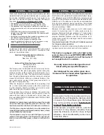 Preview for 4 page of Napoleon GVF42N Installation And Operation Instructions Manual