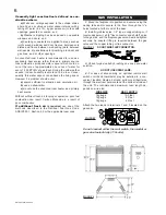 Предварительный просмотр 6 страницы Napoleon GVF42N Installation And Operation Instructions Manual