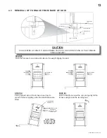 Preview for 13 page of Napoleon HYBRID 150 Operating Instructions Manual