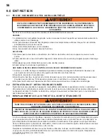 Preview for 122 page of Napoleon HYBRID 150 Operating Instructions Manual