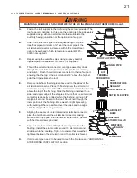 Preview for 21 page of Napoleon Madison GD80NT Installation And Operating Instructions Manual