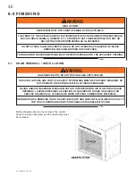 Preview for 30 page of Napoleon Madison GD80NT Installation And Operating Instructions Manual