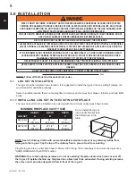 Preview for 8 page of Napoleon NEFI24H Installation And Operating Instructions Manual