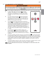 Preview for 37 page of Napoleon NEFI24H Installation And Operating Instructions Manual