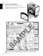 Preview for 8 page of Napoleon NZ6000-1 Installation And Operation Instruction Manual